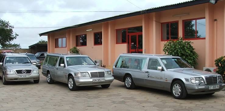 Lashibi Funeral Homes reception interior